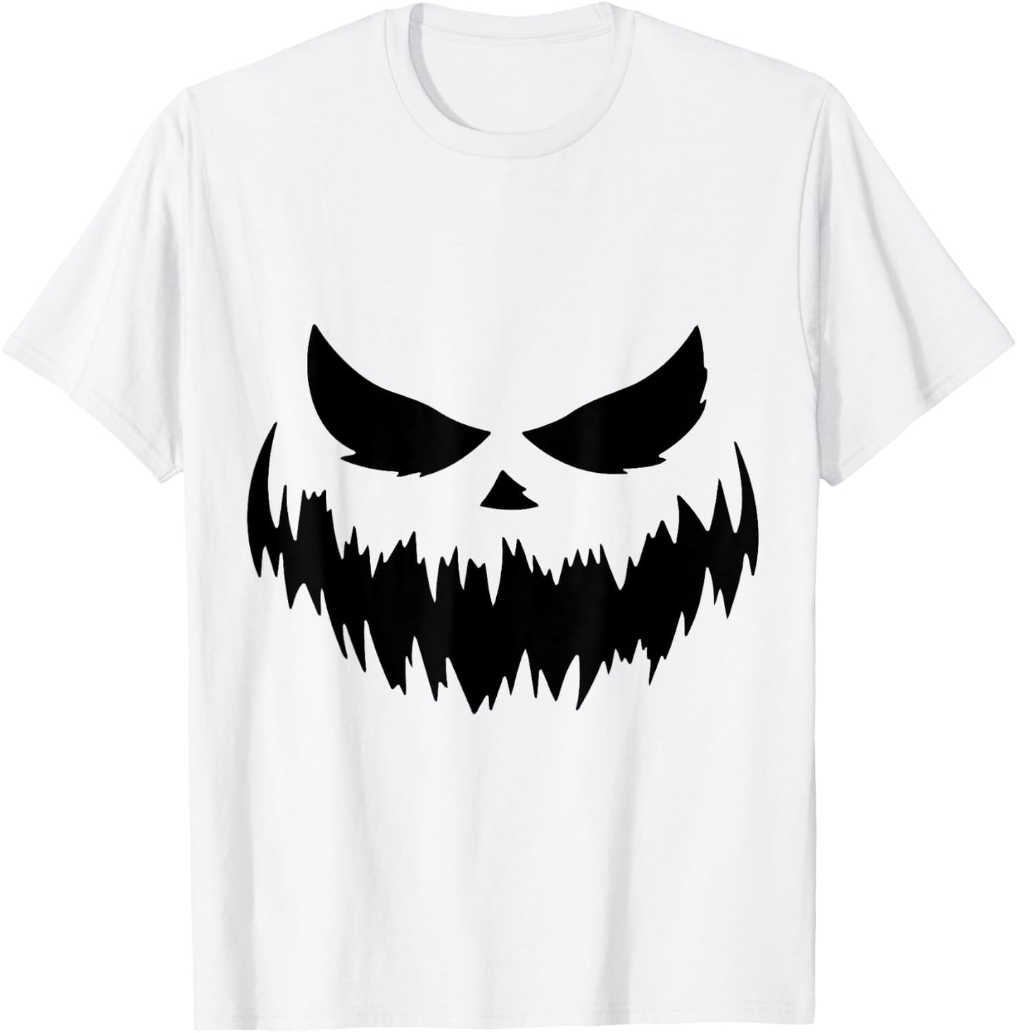 Pumpkin Jack O Lantern Face Jackolantern T-Shirt - T-Shirt | White