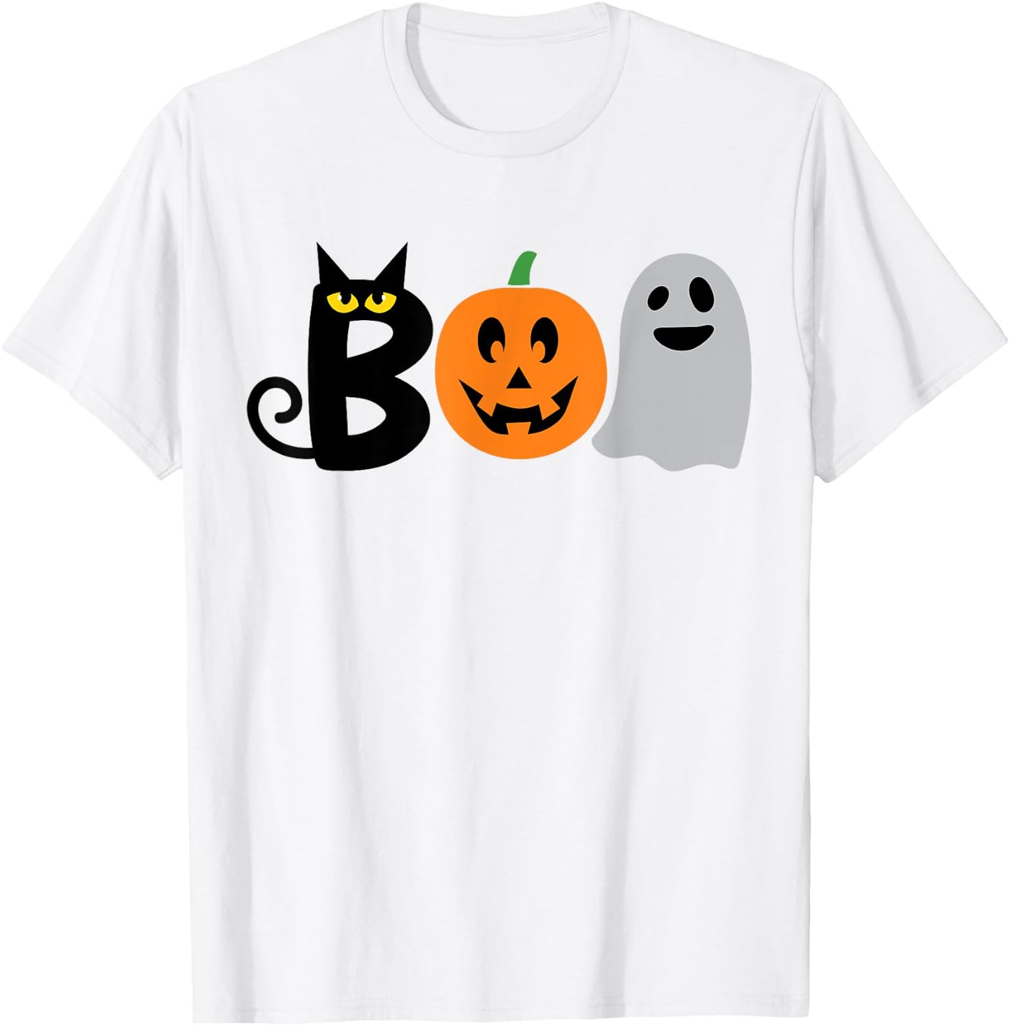 Funny Halloween Shirt. BOO Pumpkins Boys Girls Kids Costume T-Shirt - T-Shirt | White