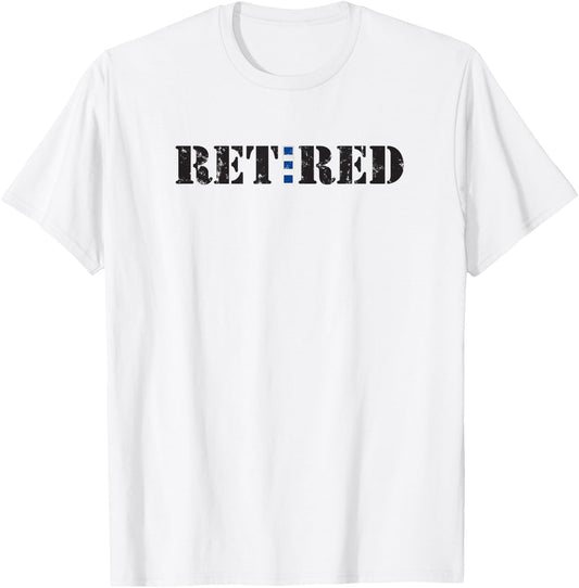 US Coast Guard CWO4 Retired Shirt T-Shirt - T-Shirt | White