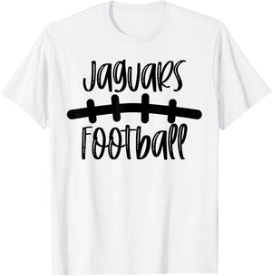 Jaguars Football School Spirit Team Mascot Game Night T-Shirt - T-Shirt | White