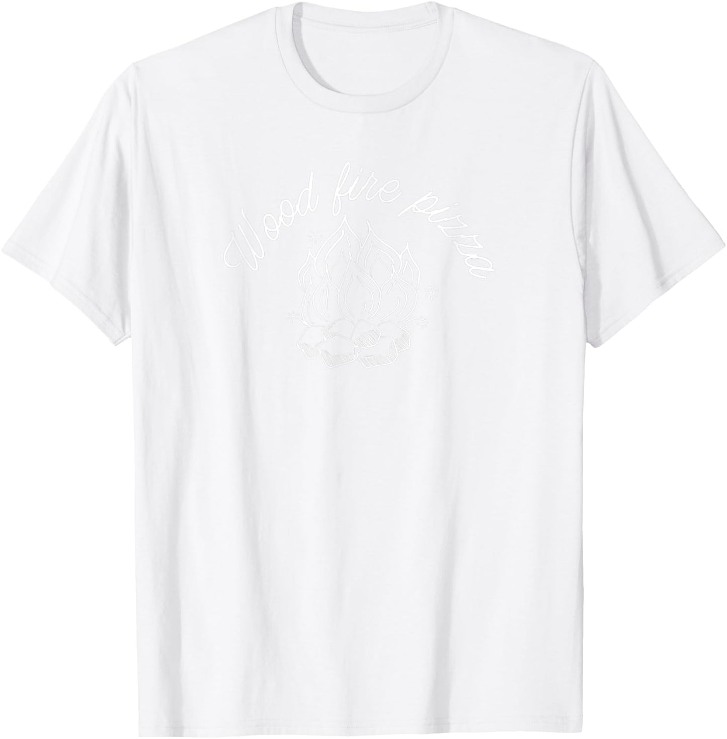 Wood Fire Pizza T-Shirt - T-Shirt | White