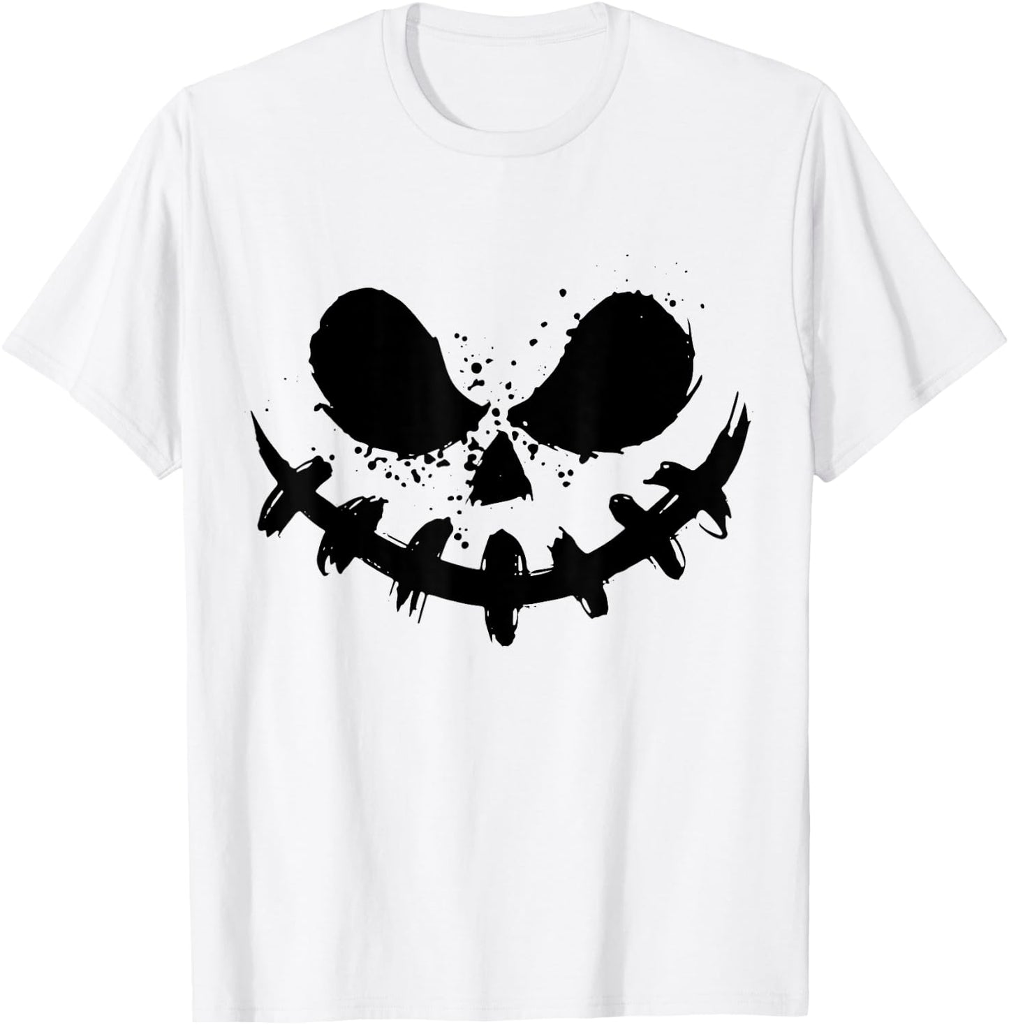 Pumpkin Jack O Lantern Face Jackolantern T-Shirt - T-Shirt | White