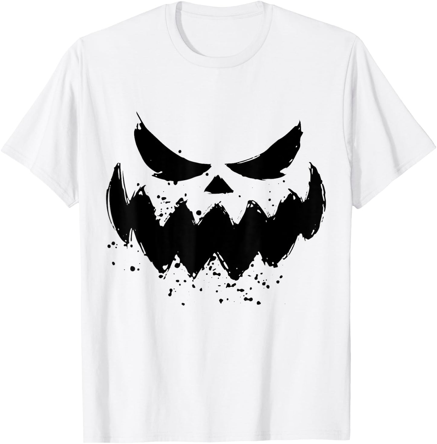 Pumpkin Jack O Lantern Face Jackolantern T-Shirt - T-Shirt | White