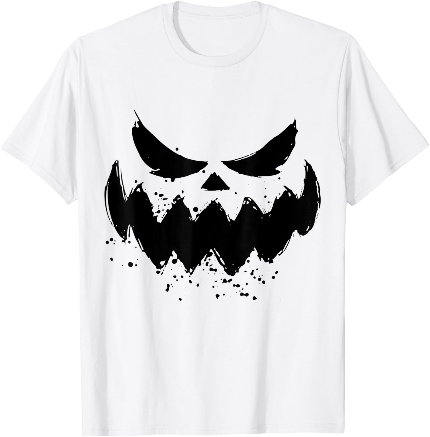 Pumpkin Jack O Lantern Face Jackolantern T-Shirt - T-Shirt | White