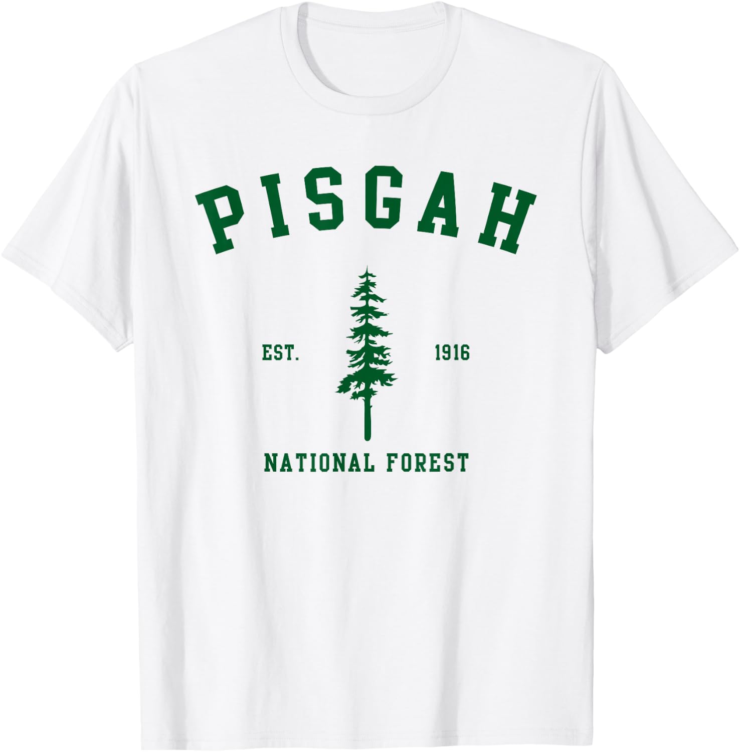 Pisgah National Forest Explore North Carolina T-Shirt - T-Shirt | White