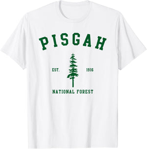 Pisgah National Forest Explore North Carolina T-Shirt - T-Shirt | White