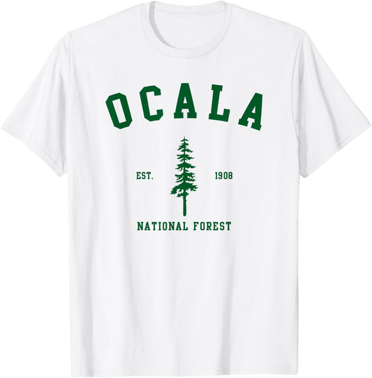 Ocala National Forest Explore Florida T-Shirt - T-Shirt | White