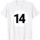 8 Pool Ball 14 Billiards Costume Halloween Group Matching T-Shirt - T-Shirt | White