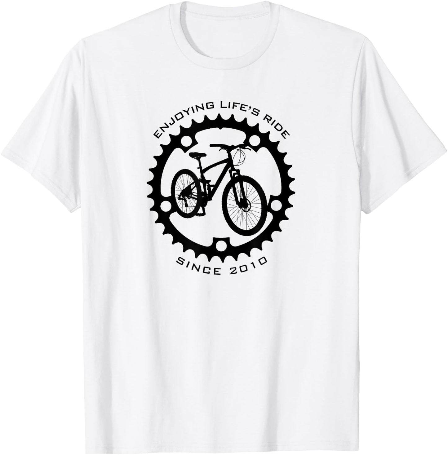 15 Year Old Mountain Biker Biking 2010 15th Birthday T-Shirt - T-Shirt | White