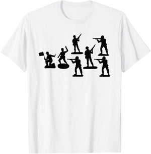 Toy Soldiers | Cute Little Lovers Gift T-Shirt - T-Shirt | White