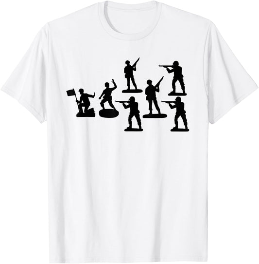 Toy Soldiers | Cute Little Lovers Gift T-Shirt - T-Shirt | White