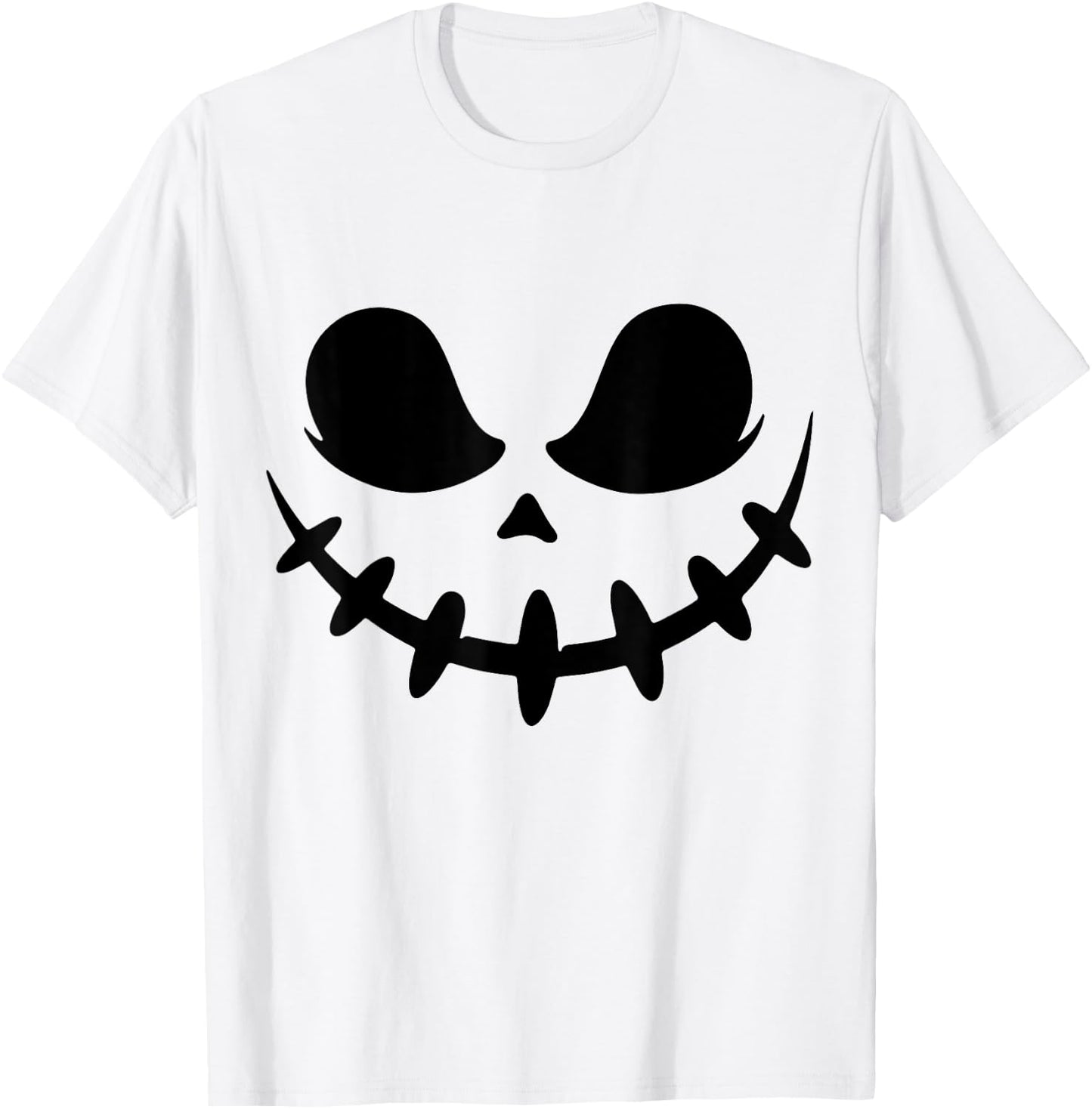 Pumpkin Jack O Lantern Face Jackolantern T-Shirt - T-Shirt | White