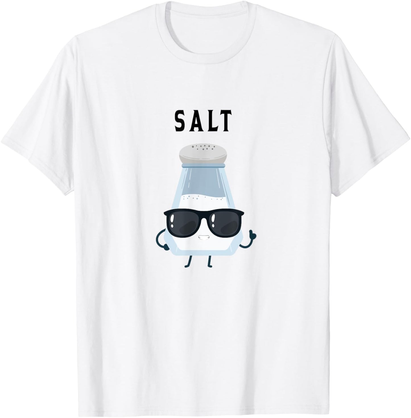 Kawaii Cool Salt Pepper Halloween Costume Best Friend T-Shirt - T-Shirt | White