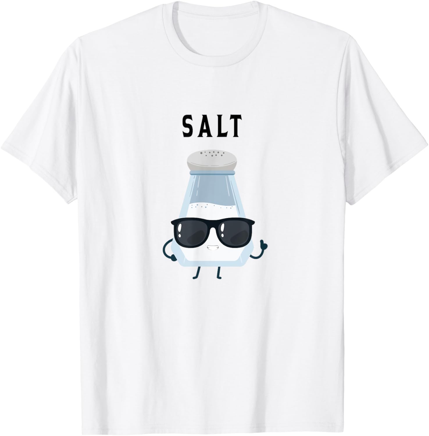 Kawaii Cool Salt Pepper Halloween Costume Best Friend T-Shirt - T-Shirt | White