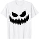 Pumpkin Jack O Lantern Face Jackolantern T-Shirt - T-Shirt | White