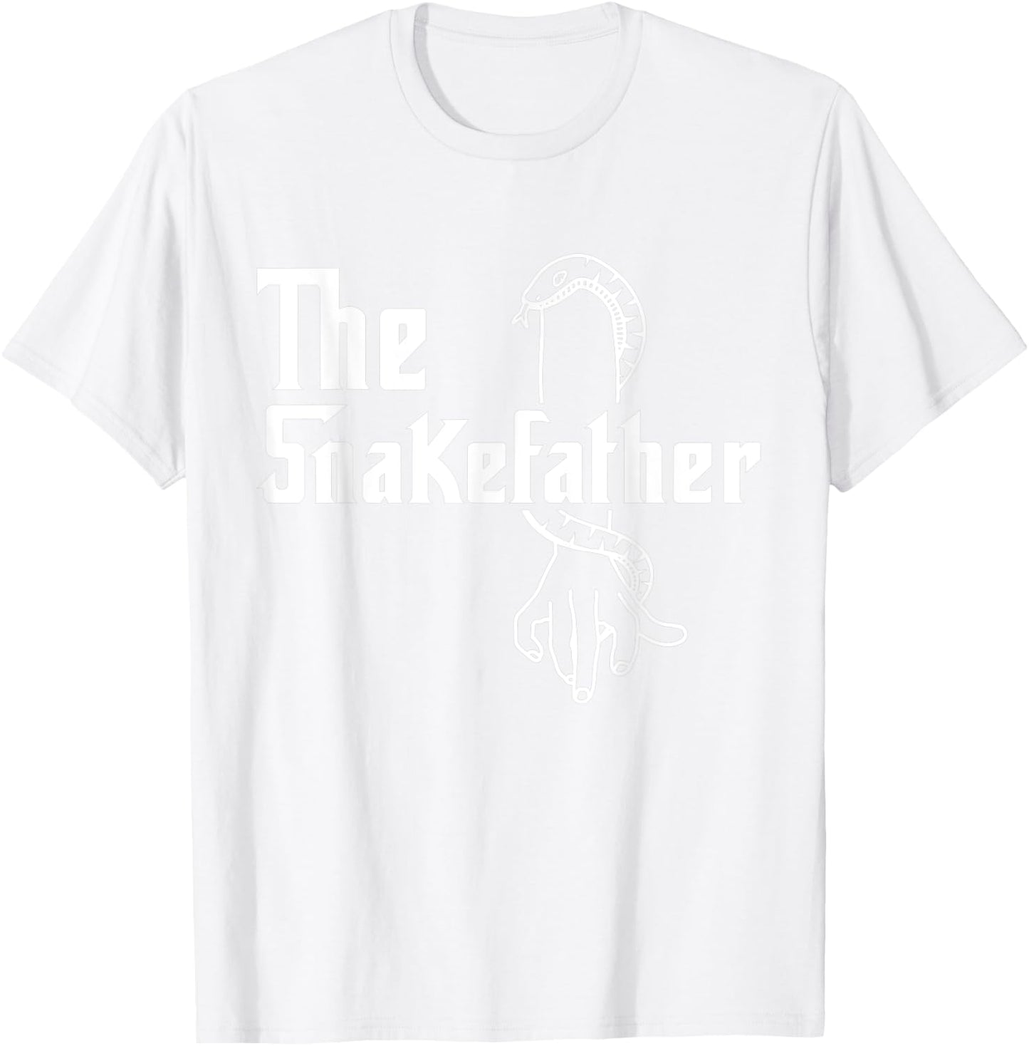 The Snakefather Best Dad Ever Fatherhood Cobra Phyton T-Shirt - T-Shirt | White