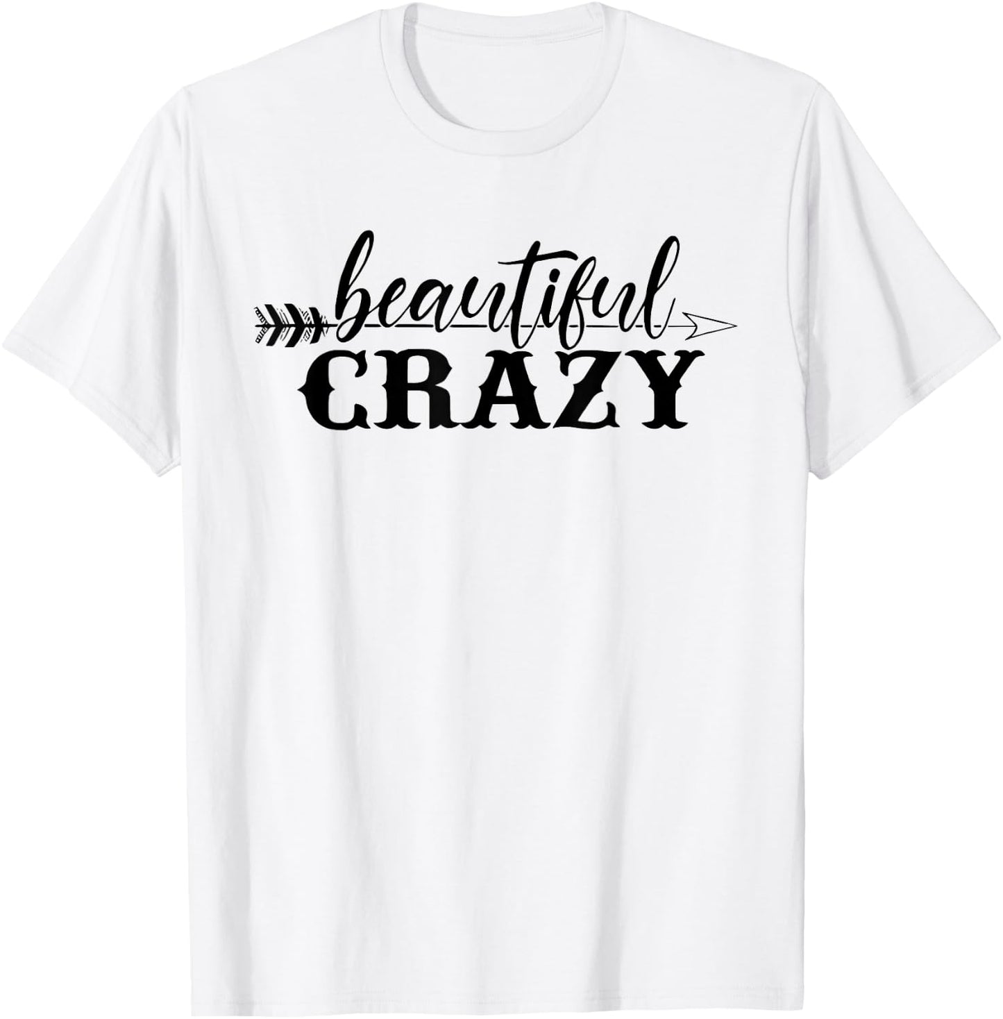 Beautiful Crazy Arrow T-Shirt - T-Shirt | White