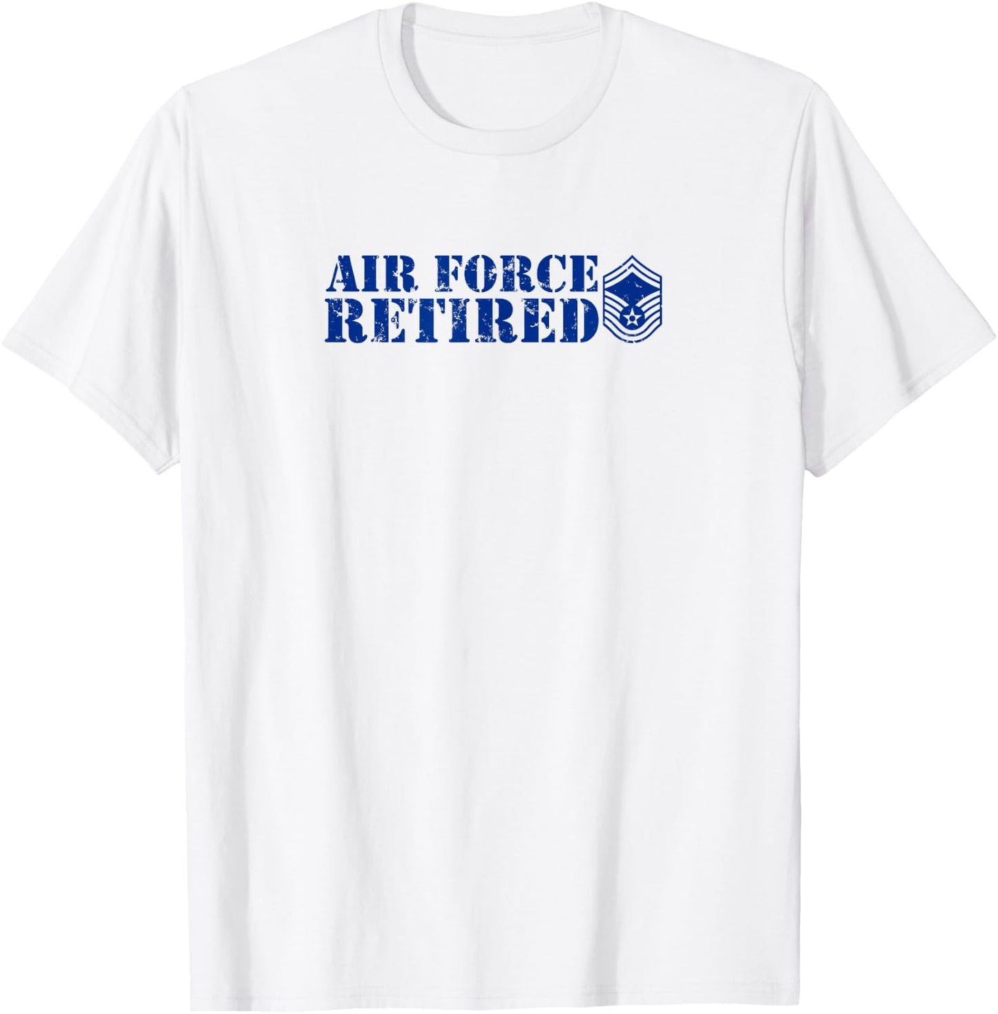 Air Force Senior Master Sergeant (SMSgt) T-Shirt - T-Shirt | White
