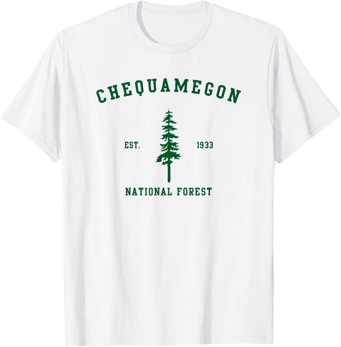 Chequamegon National Forest Explore Wisconsin T-Shirt - T-Shirt | White