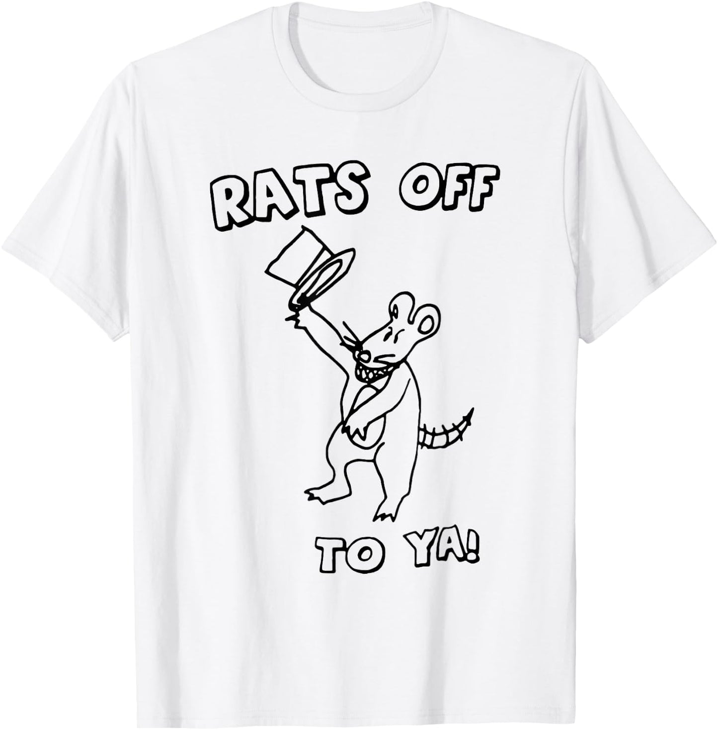 Rat Off To Ya Funny Mouse Costume Women T-Shirt - T-Shirt | White