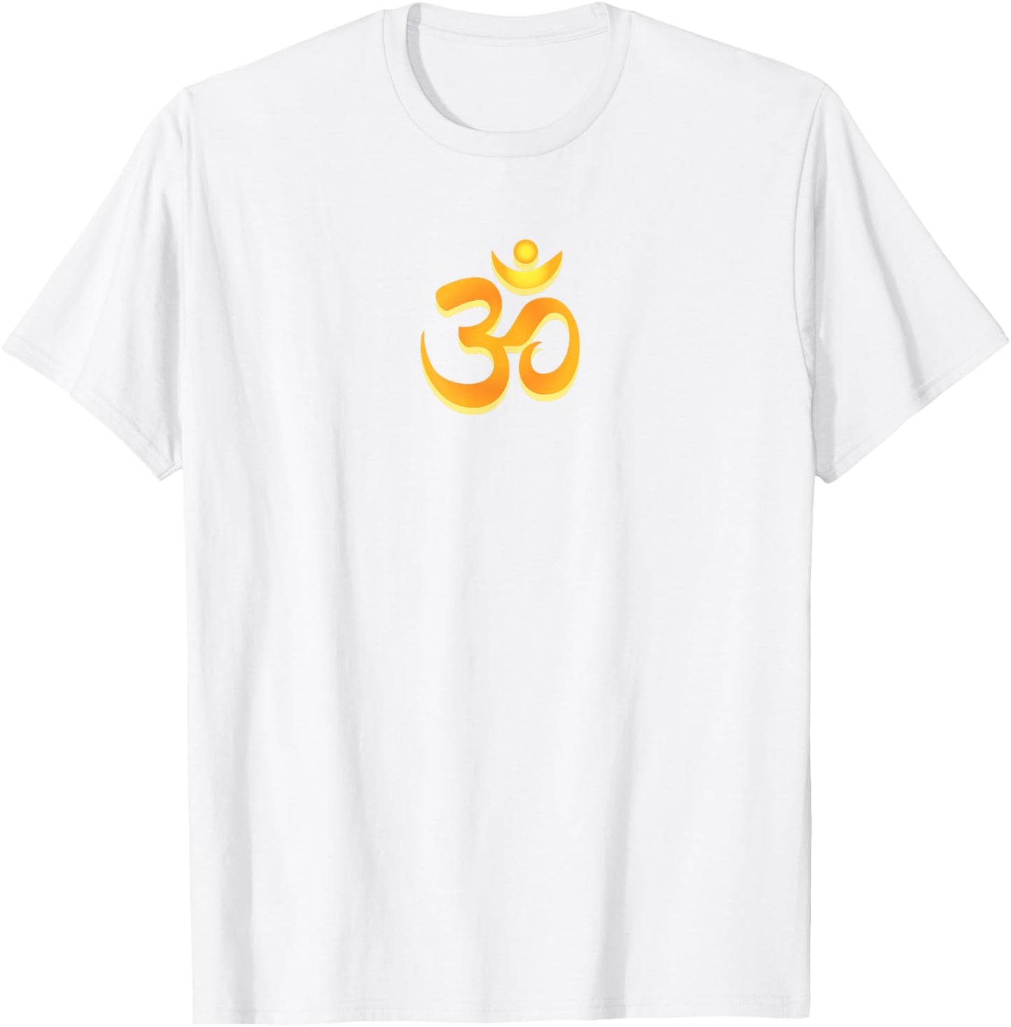 Om Aum Omkara Symbol - Zen Spiritual Peace Yoga Meditation T-Shirt - T-Shirt | White