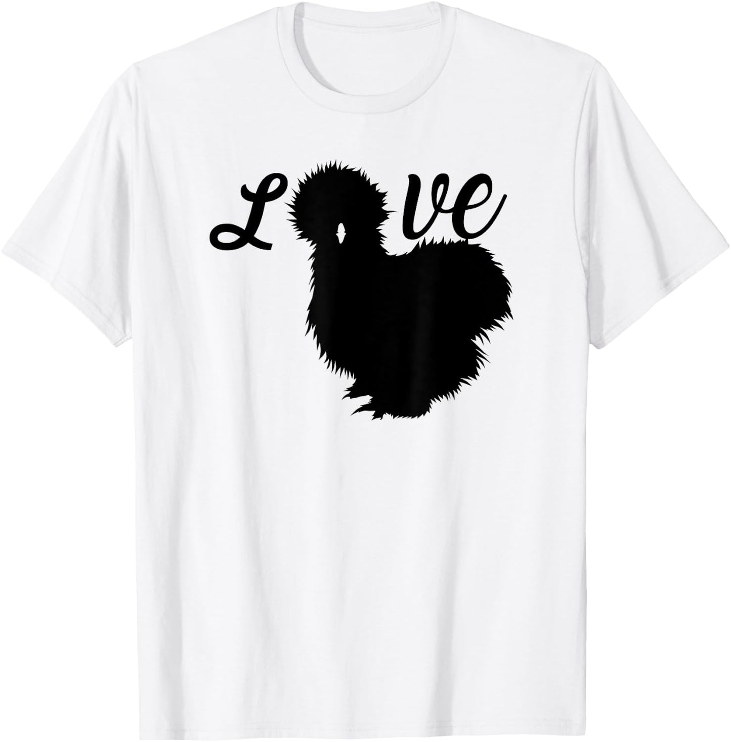 Silk Chicken, Silk Chicken, Silkie, Chicken, Whisperer T-Shirt - T-Shirt | White
