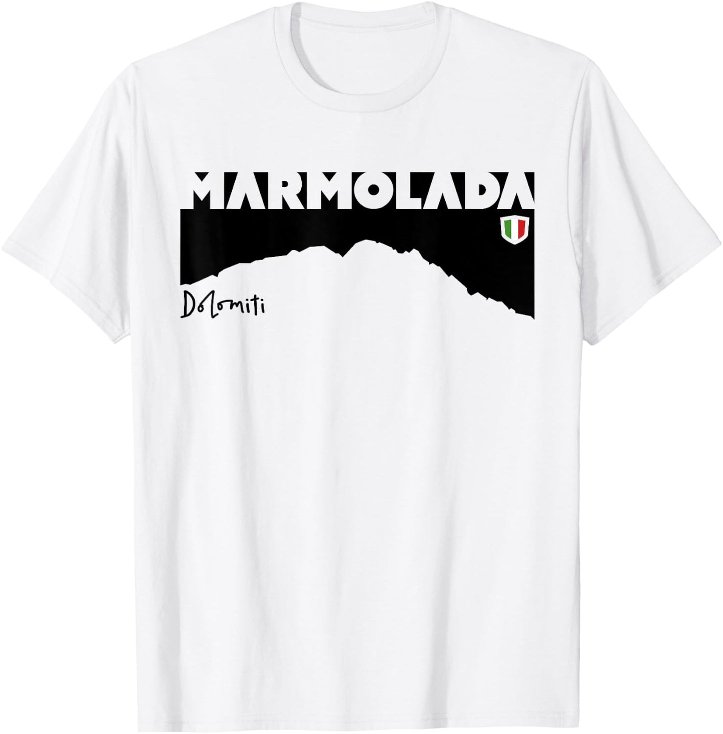 Mount Marmolada Dolomites Hike Hiking Gifts South Tyrol T-Shirt - T-Shirt | White