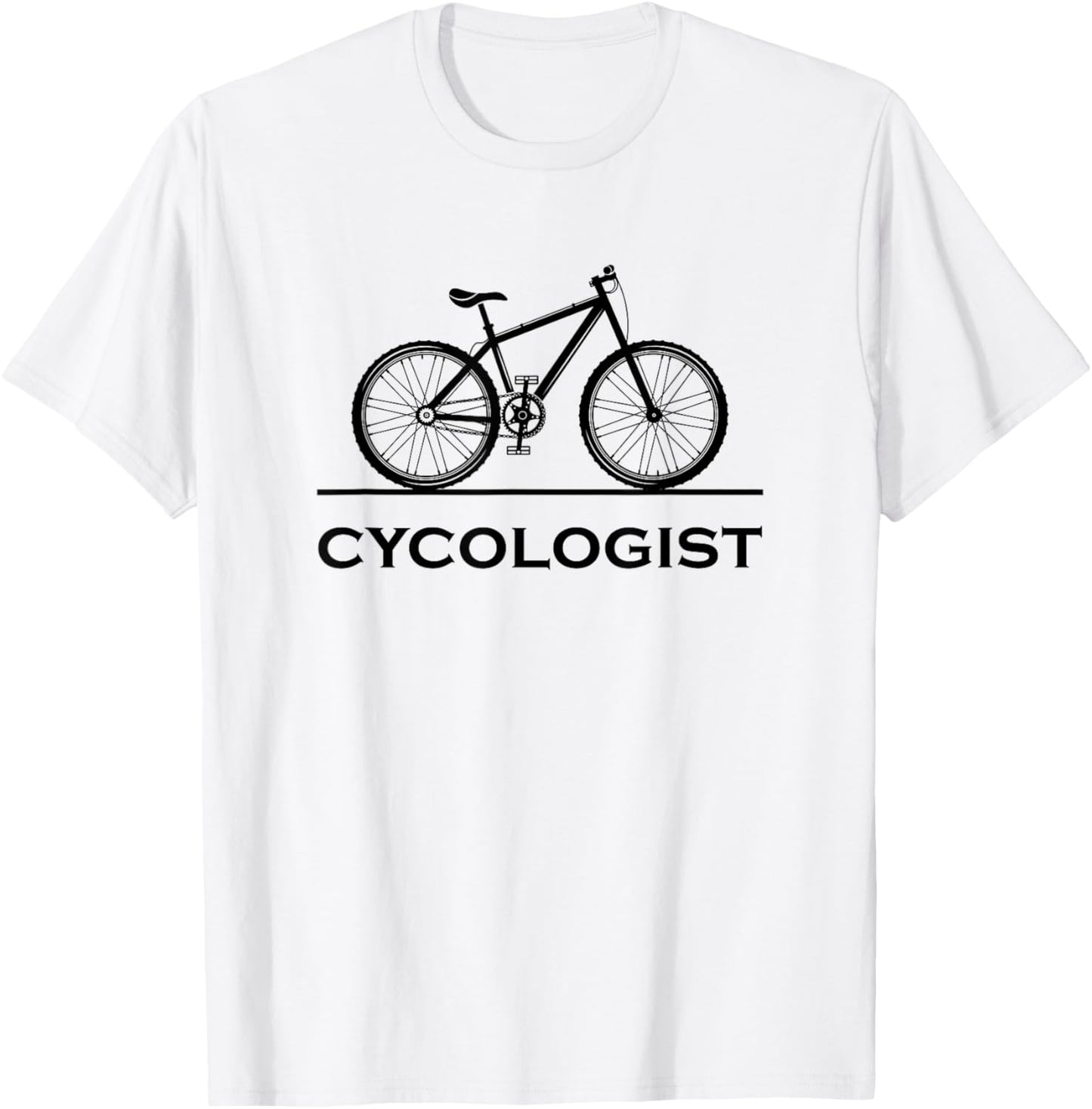 Cycologist Shirt Funny MTB Cycling Gift Bike Cycology T-Shirt - T-Shirt | White