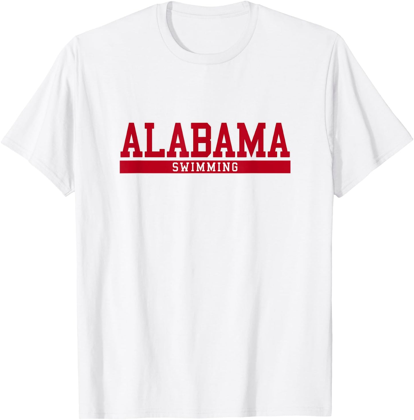 Alabama Swimming T-Shirt - T-Shirt | White