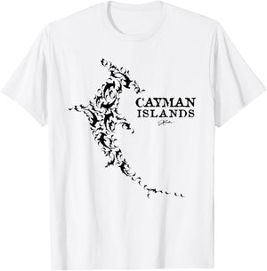 JCombs: Cayman Islands Hammerhead Shark School T-Shirt - T-Shirt | White