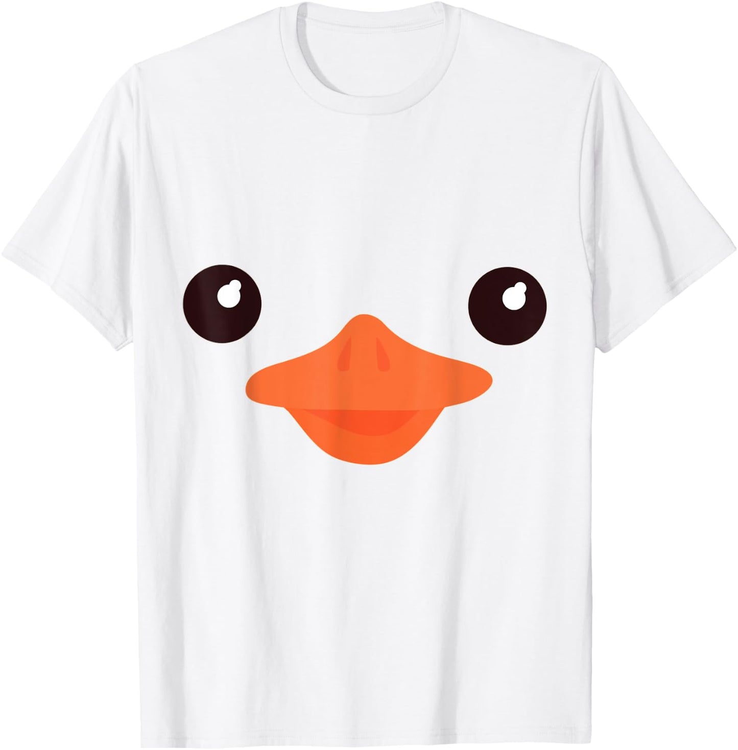 Duck Face Costume Halloween Pretend I'm A Duck Funny T-Shirt - T-Shirt | White