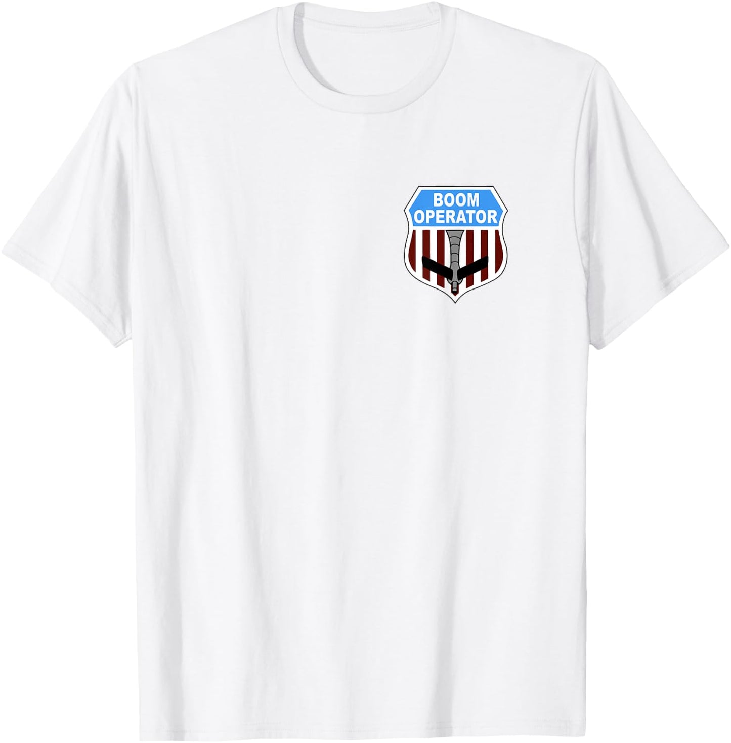 KC135 Stratotanker Boom Operator Tanker Shield US Air Force T-Shirt - T-Shirt | White