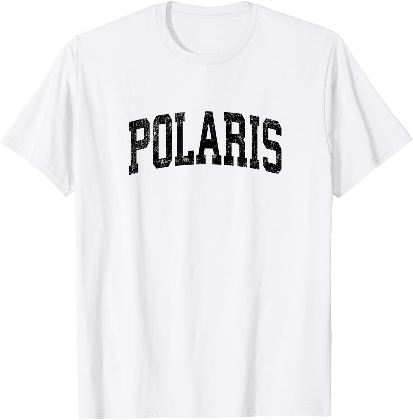 Polaris Montana MT Vintage Athletic Sports Black Design T-Shirt - T-Shirt | White