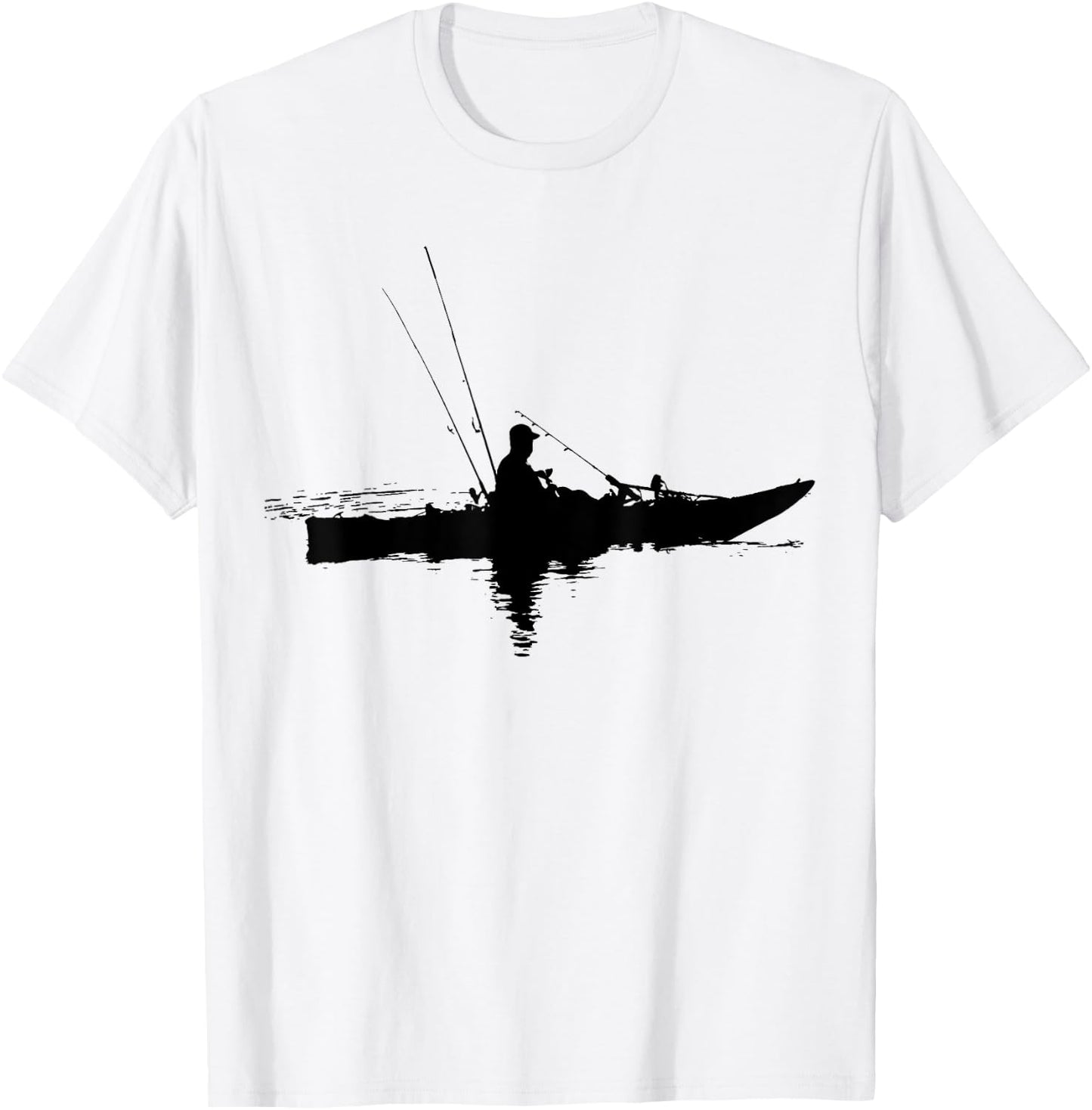 Kayak Fishing | Kayaking T-Shirt - T-Shirt | White