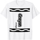 Orange Crayon Easy Halloween Costume Cute T-Shirt - T-Shirt | White