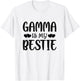 Gamma Is My Bestie Toddler Design from Grandma Grandpa T-Shirt - T-Shirt | White