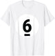 8 Pool Ball 6 Billiards Costume Halloween Group Matching T-Shirt - T-Shirt | White