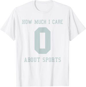 Funny Sports Jersey Costume Gift Sport Haters T-Shirt - T-Shirt | White