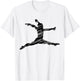 Gift Gymnastics Ladies Retro Gymnastics Motif - Blue, Women's Small T-Shirt - T-Shirt | White
