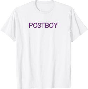 Postboy Men's Yellow Classic Fit T-Shirt - T-Shirt | White