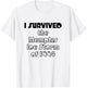 I SURVIVED the Memphis Ice Storm of 1994 | Black Text T-Shirt - T-Shirt | White