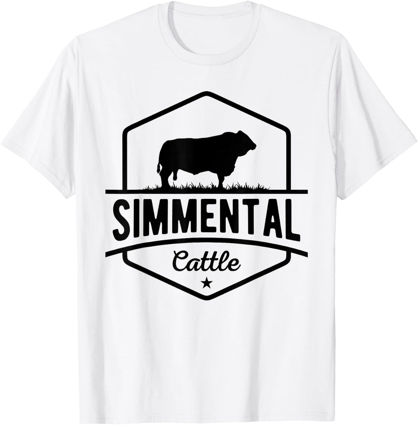 Cow Farmer - Simmental Cattle T-Shirt - T-Shirt | White