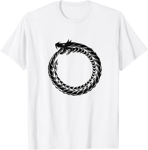 Ouroboros the eternal snake T-Shirt - T-Shirt | White