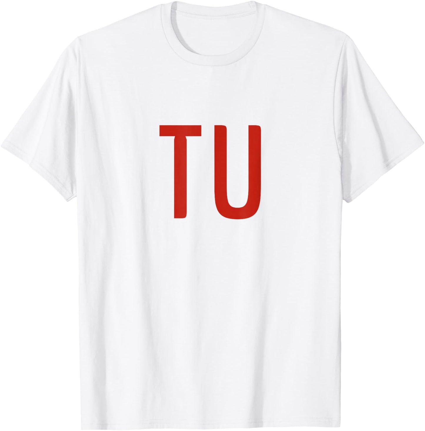 TU - Portugal Three Part Design - Portuguese Flag Part 2 T-Shirt - T-Shirt | White