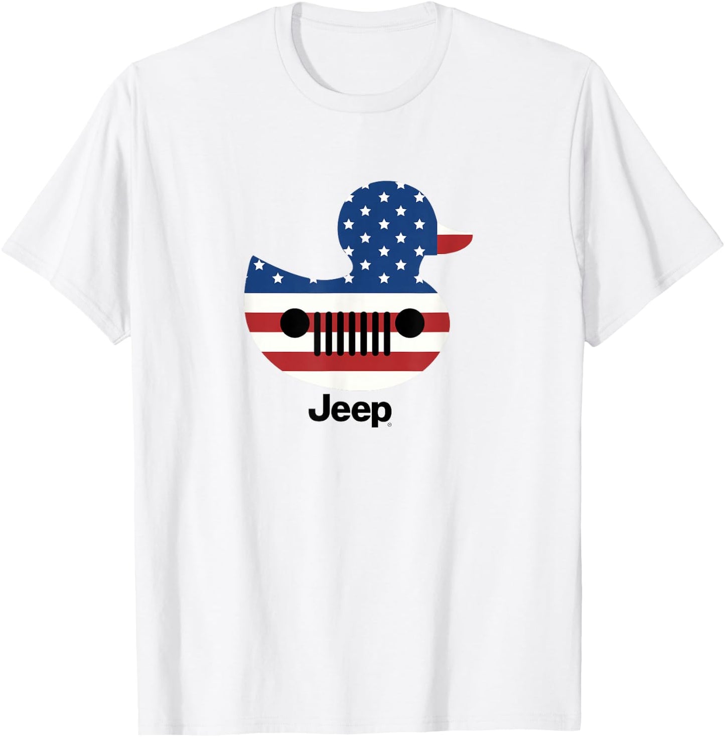Jeep Duck Flag T-Shirt - T-Shirt | White
