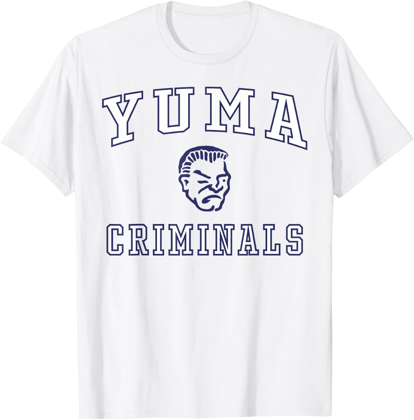 Yuma High School Criminals C1 T-Shirt - T-Shirt | White