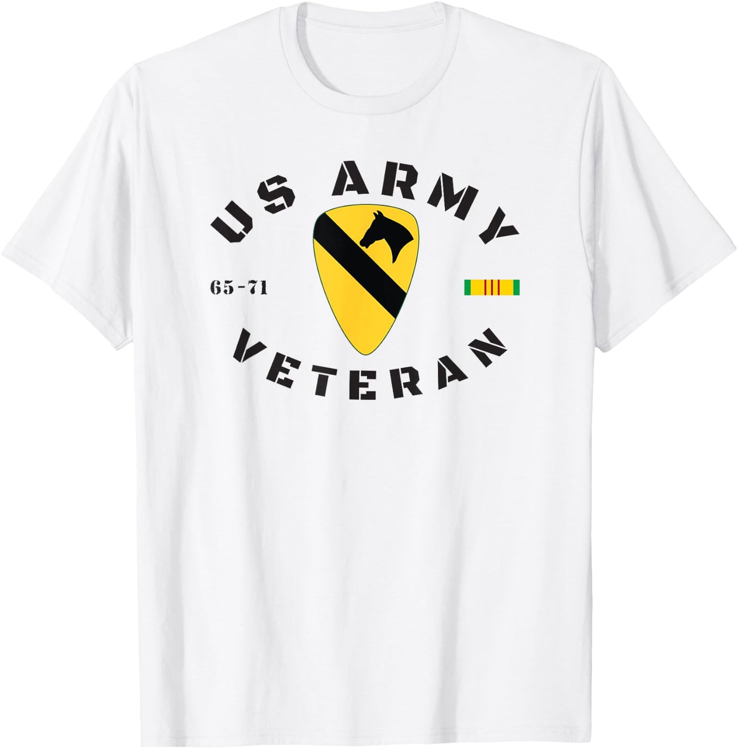 Us Army 1st Cav Vietnam Vet T-Shirt - T-Shirt | White