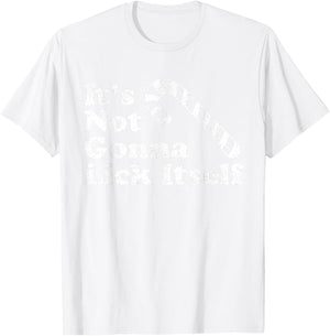 Funny Candy Cane Lick Itself Adult Christmas in July Gift T-Shirt - T-Shirt | White
