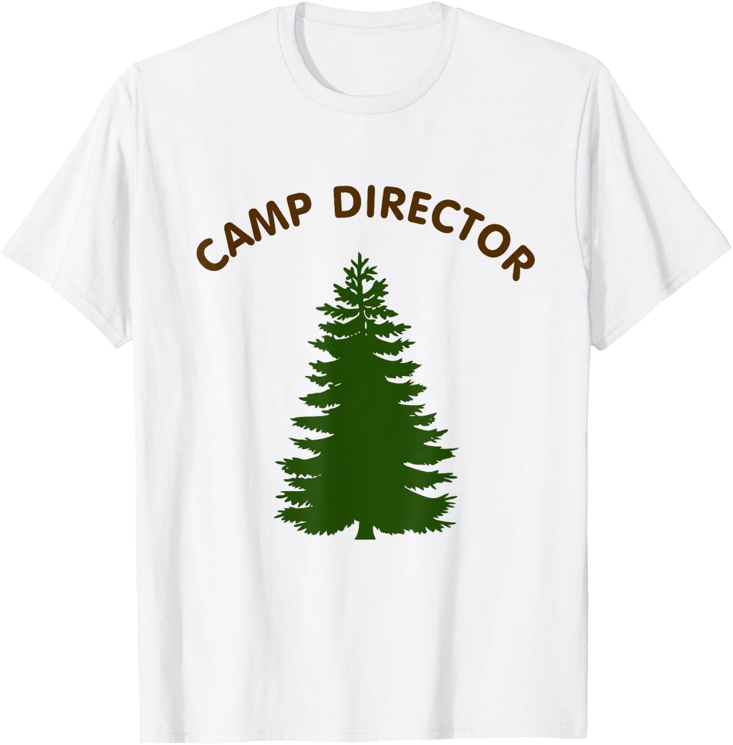 Camp Director Counselor Summer Pine Tree Gift - Blue Men Women T-Shirt - T-Shirt | White
