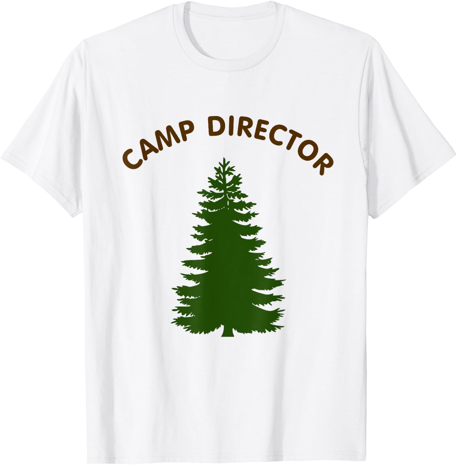 Camp Director Counselor Summer Pine Tree Gift - Blue Men Women T-Shirt - T-Shirt | White